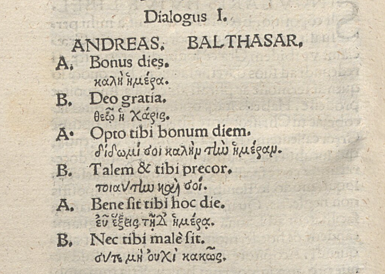 Colloquial Ancient Greek in the Modern Classroom