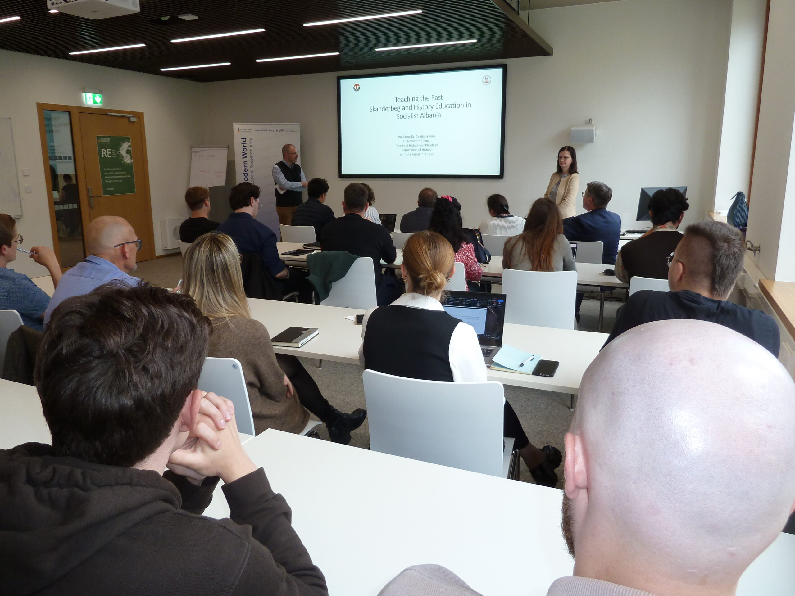 Prof. Gentiana Kera Gives a Guest Lecture about Skanderbeg