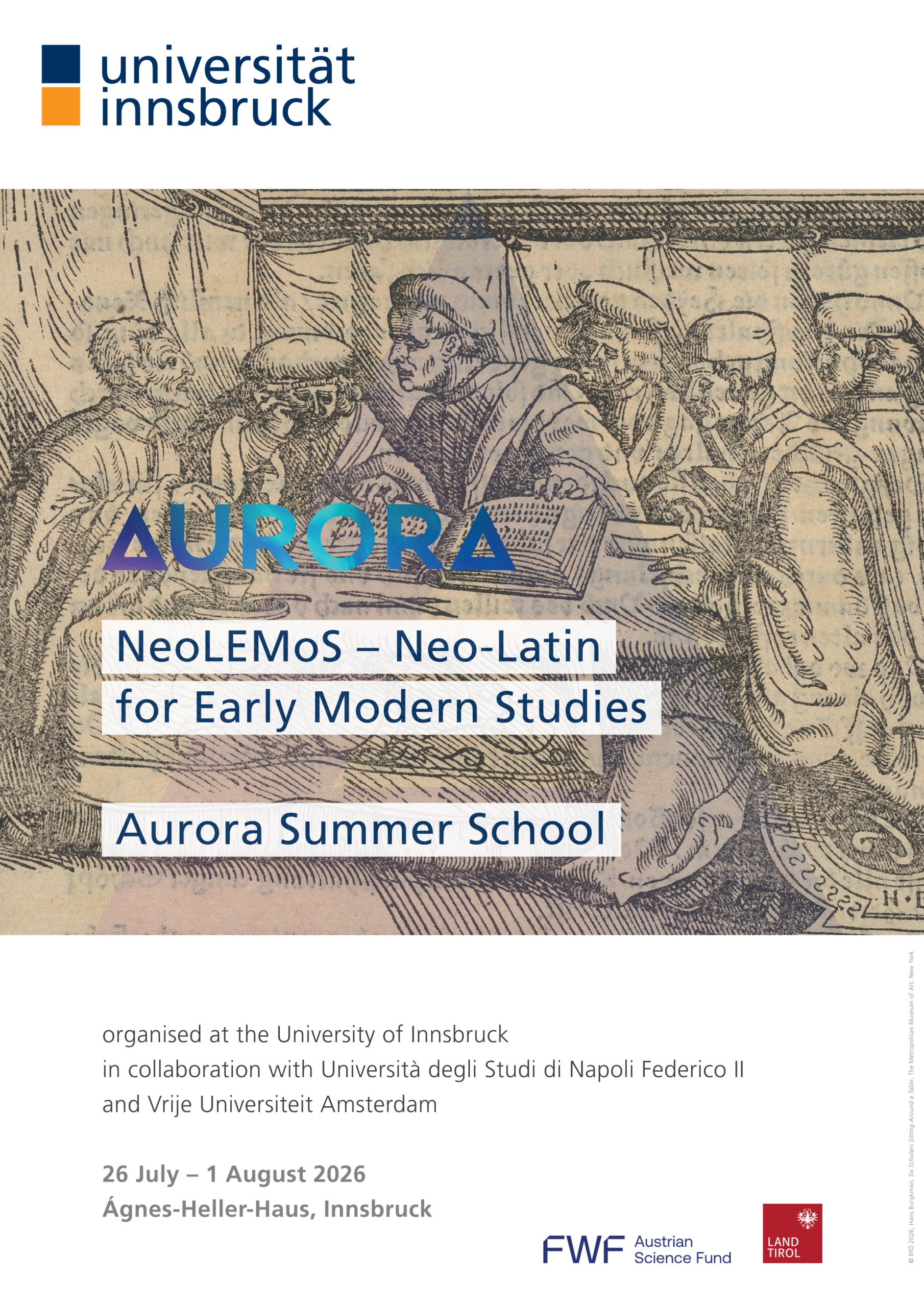 Aurora Summer School : Neo-Latin for Early Modern Studies