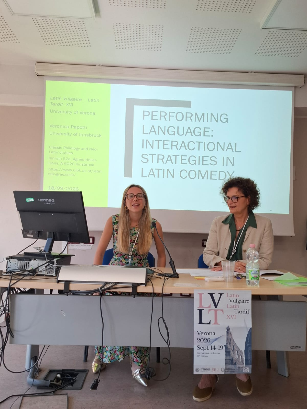 Latin Vulgaire – Latin Tardif Conference: Veronica Papotti in Verona