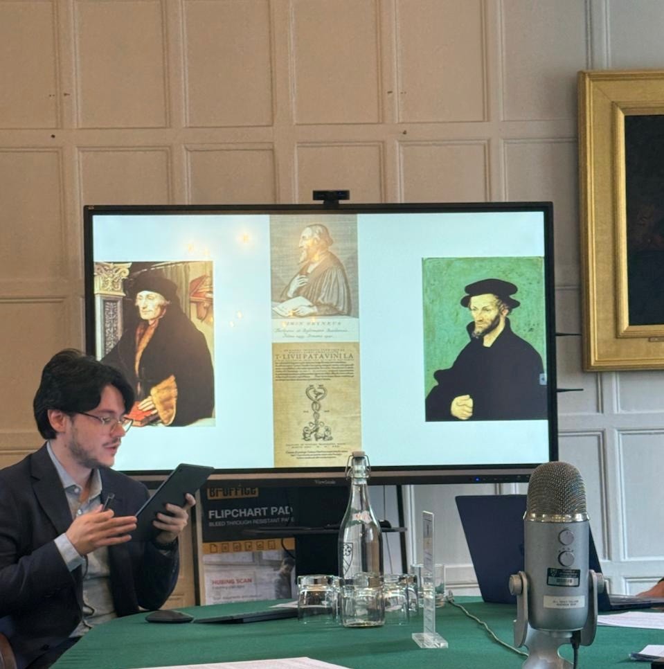 Domenico Graziano Presents his Research in Oxford